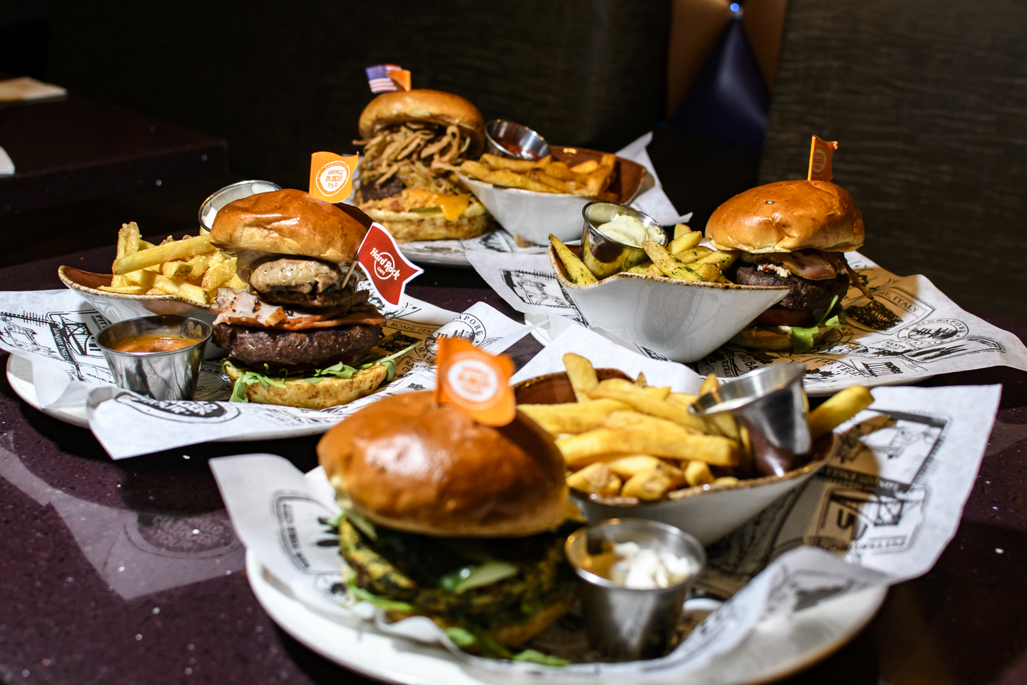 Budapest’s Hard Rock Cafe now offers four new worldly burgers