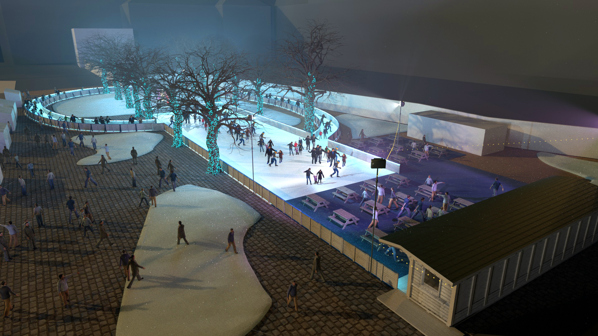 A Budapesti Karácsonyi Vásár mellett jégpályával vár minket idén a Városháza Téli Élménypark