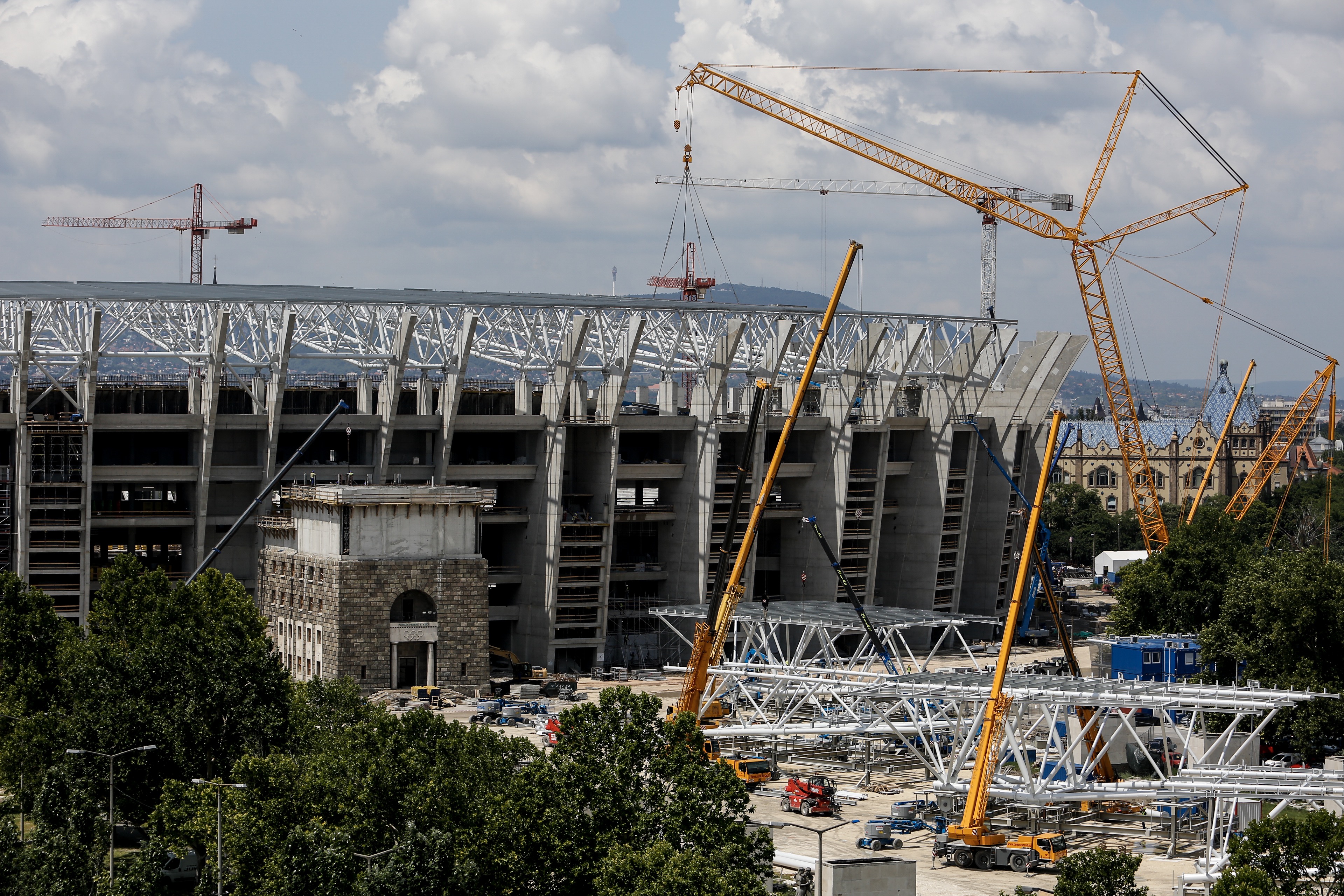 See Budapest’s Ferenc Puskás Stadium take shape for Euro 2020