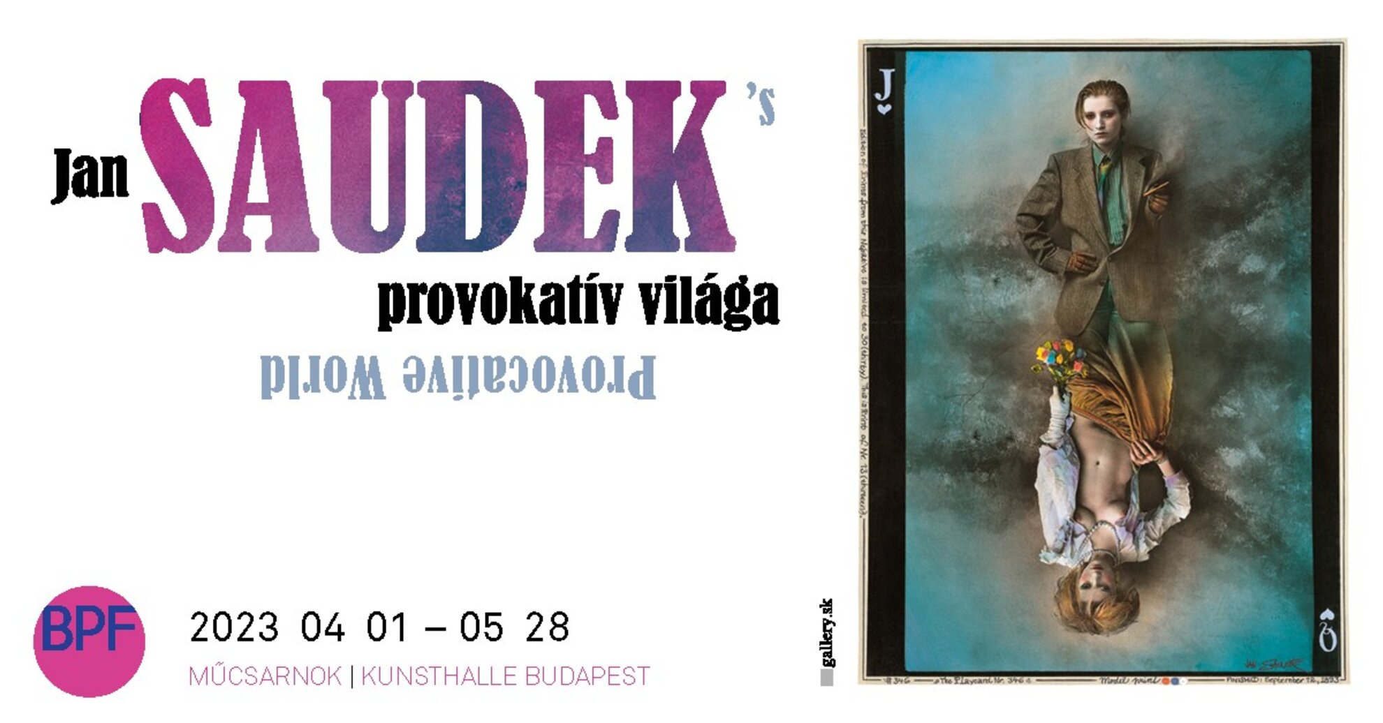 Jan Saudek provokatív világa – a Budapest Fotófesztivál nyitókiállítása