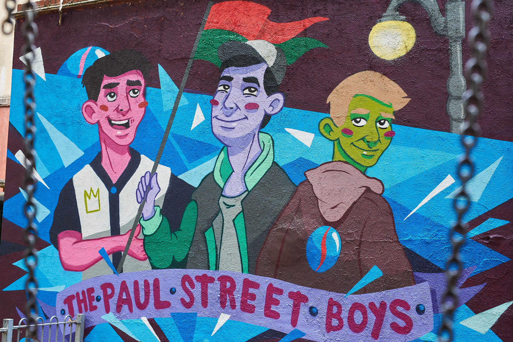 Magyar street art művészek festették fel London egyik tűzfalára a Pál utcai fiúkat