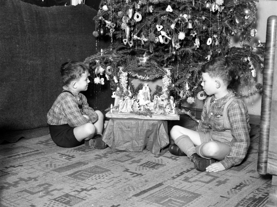 Régi korok karácsonyai a Fortepan képein