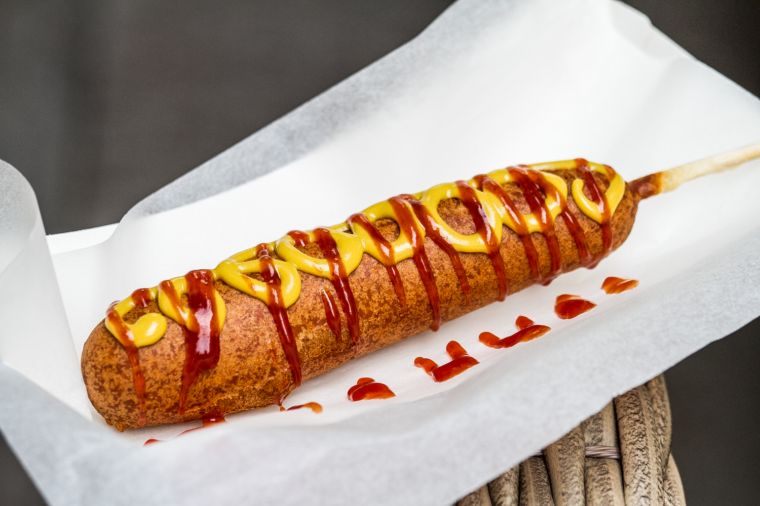 Corndog, Wasabis Hot Dog és rántott Bounty sörrel – Hot Dog Cold Beer