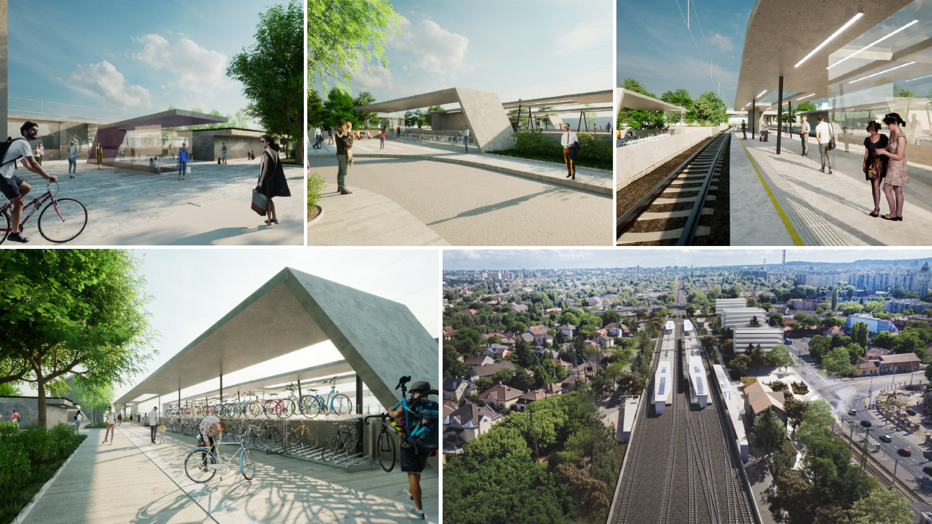 Akadálymentes peronok és kerékpáros-aluljáró is épülhet a megújuló Rákospalota–Újpest vasútállomáson