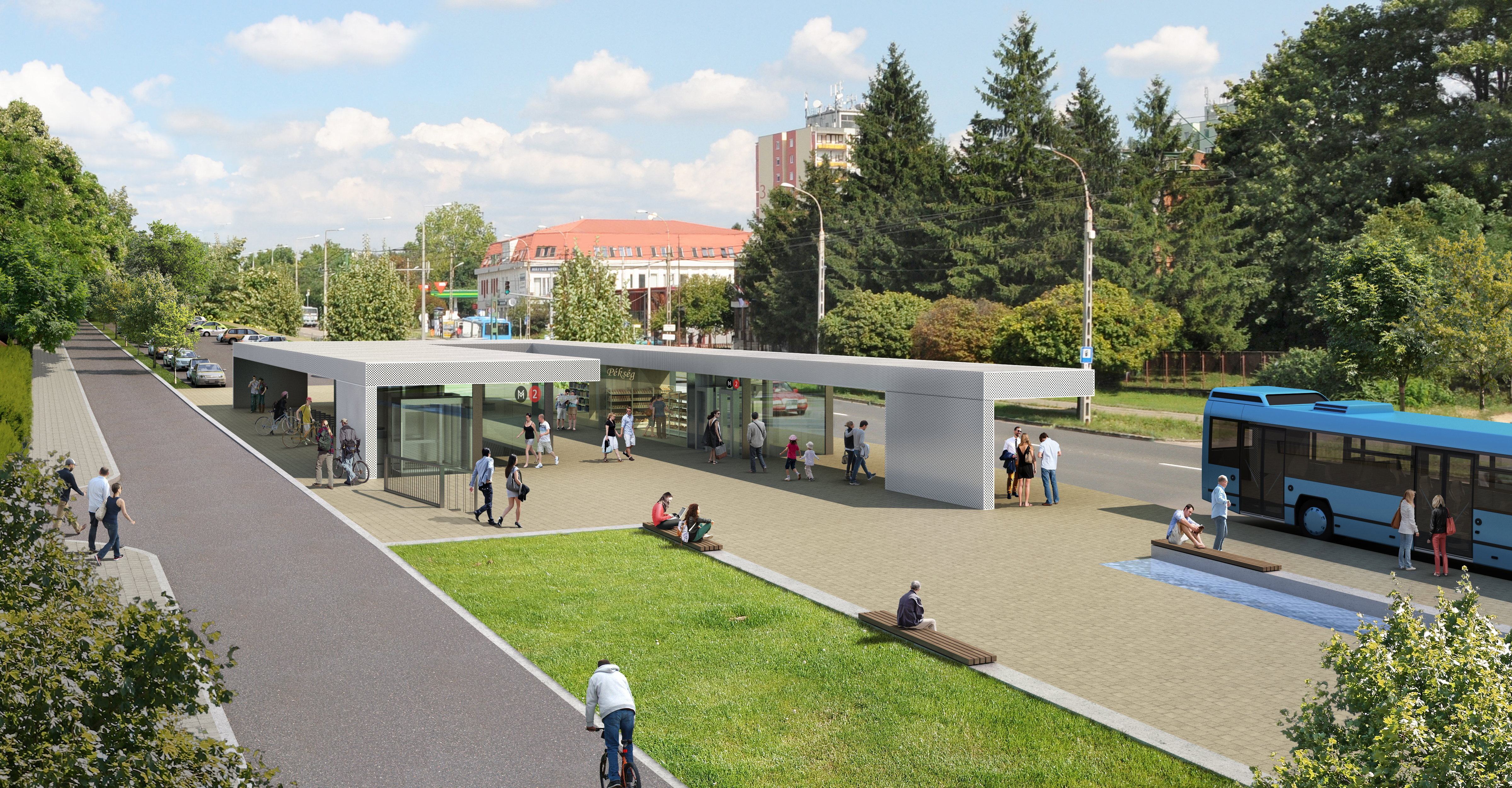 Íme az Örs vezér téri metróállomás és a gödöllői HÉV megállóinak látványtervei