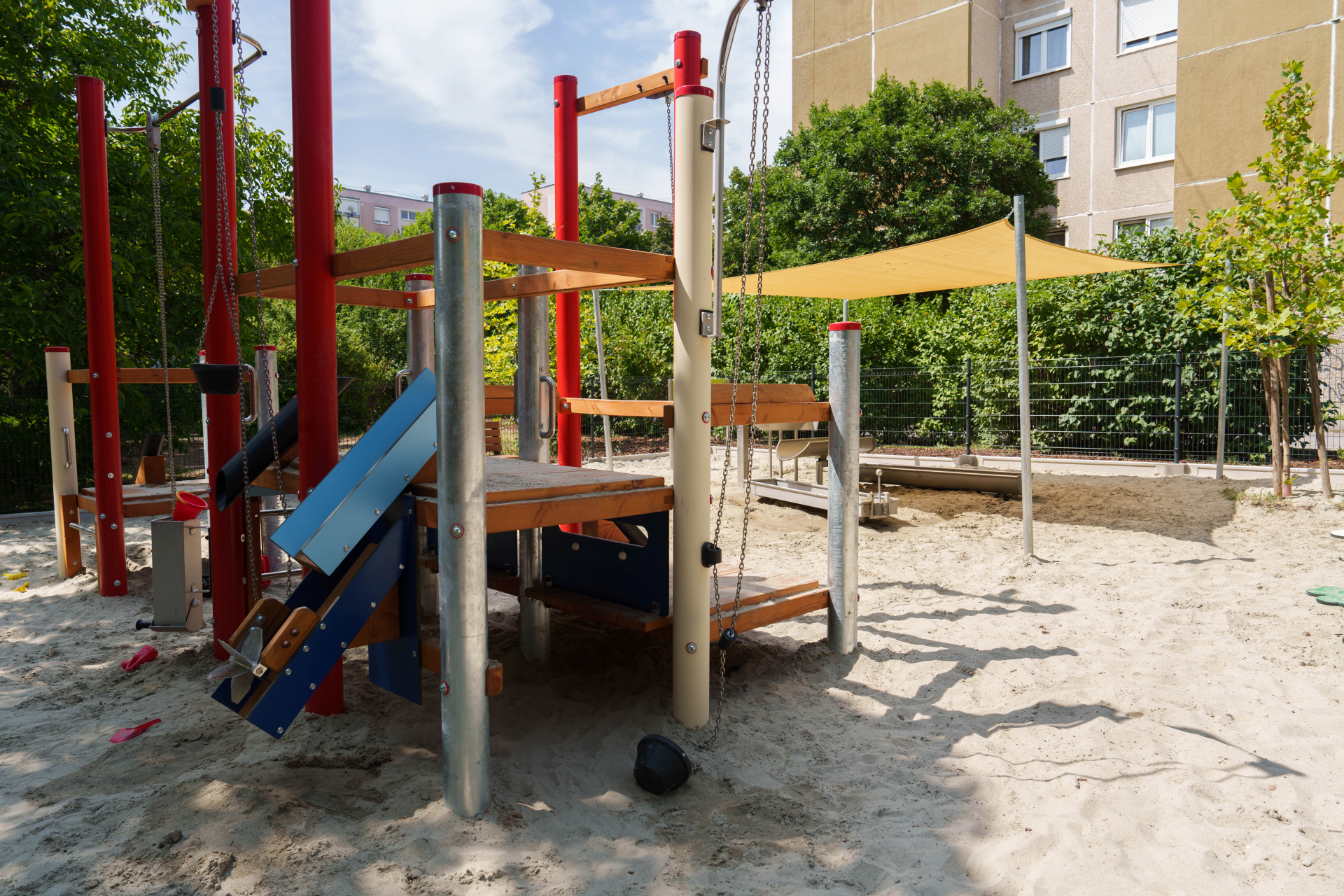 Új vizes játszótéren hűsölhetnek a gyerekek Budafok-Tétényben