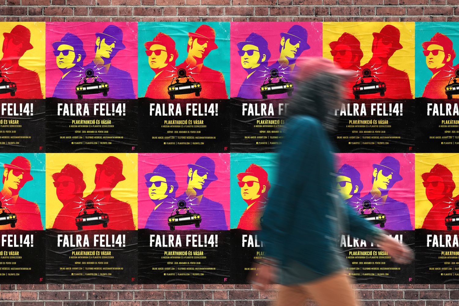 Valódi ritkaságokkal és online érkezik idén a 4. FALRA FEL! Plakátaukció