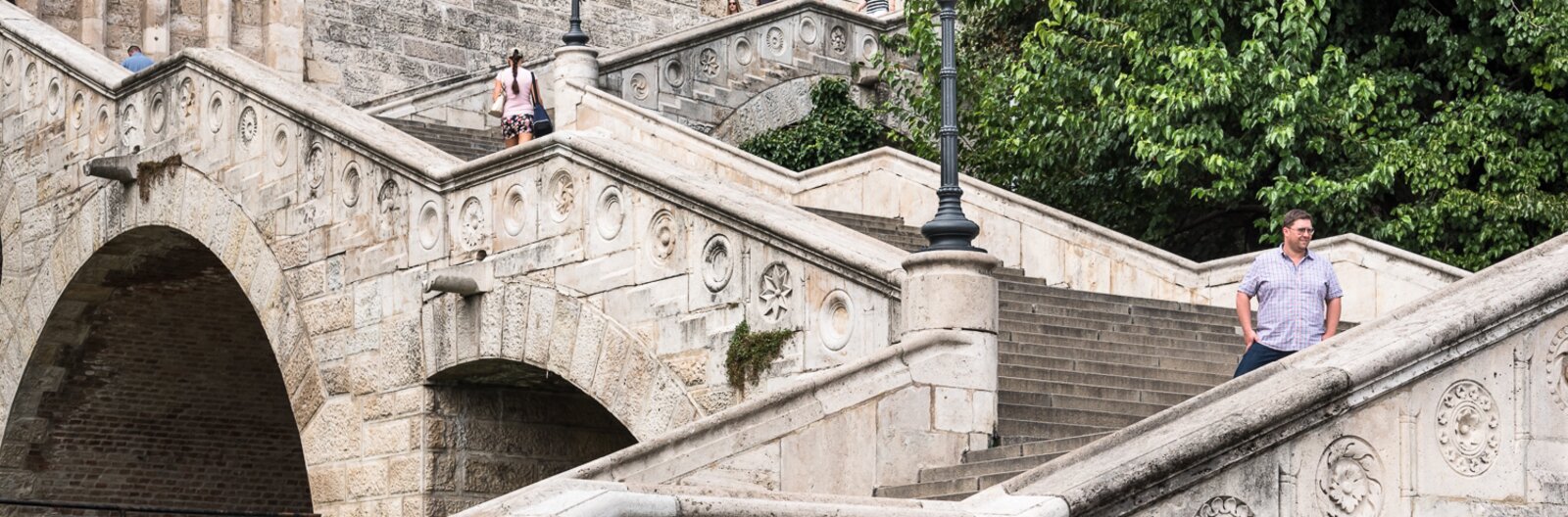 The astounding stairways of Buda Castle