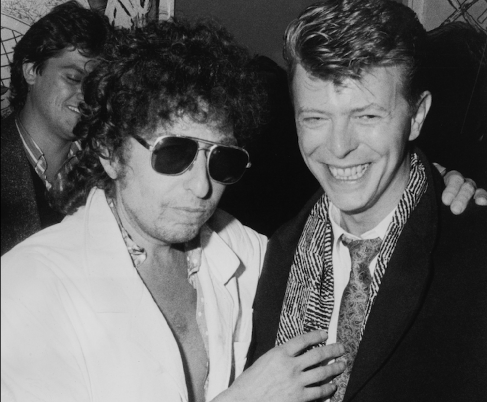 Bowie and friends - Bob Dylan