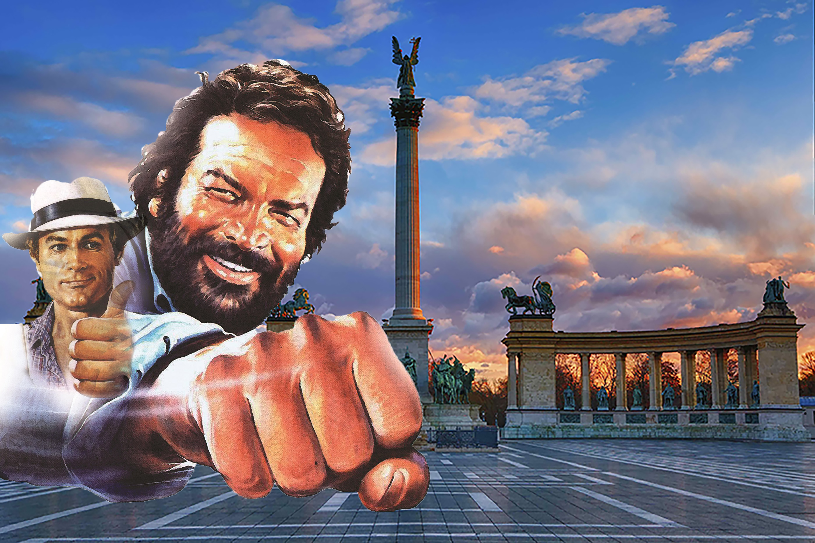 Why are Bud Spencer and Terence Hill such big heroes in Budapest? - English  - WeloveBudapest