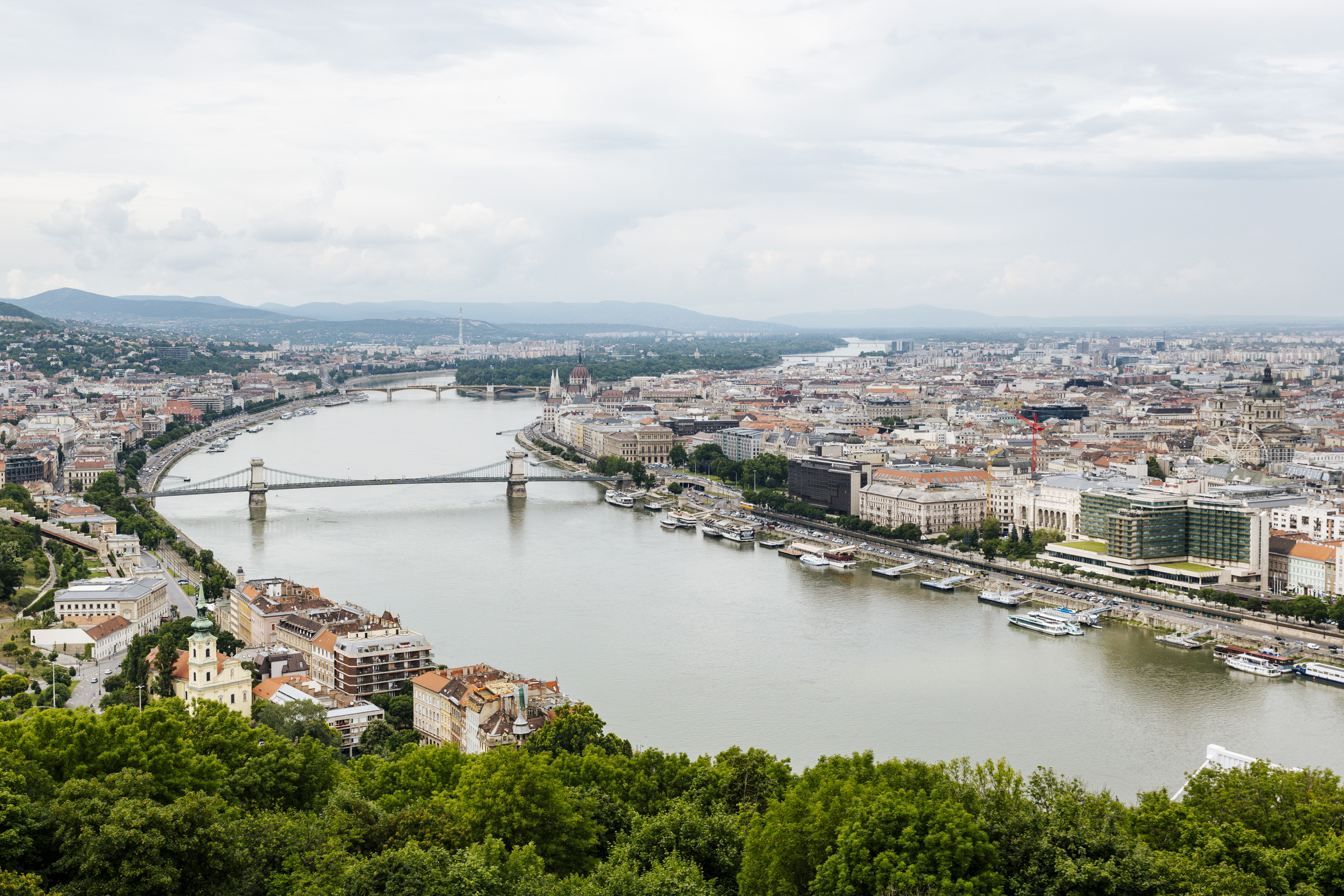 A Bálnánál kötnének ki a Budapestre érkező turistahajók