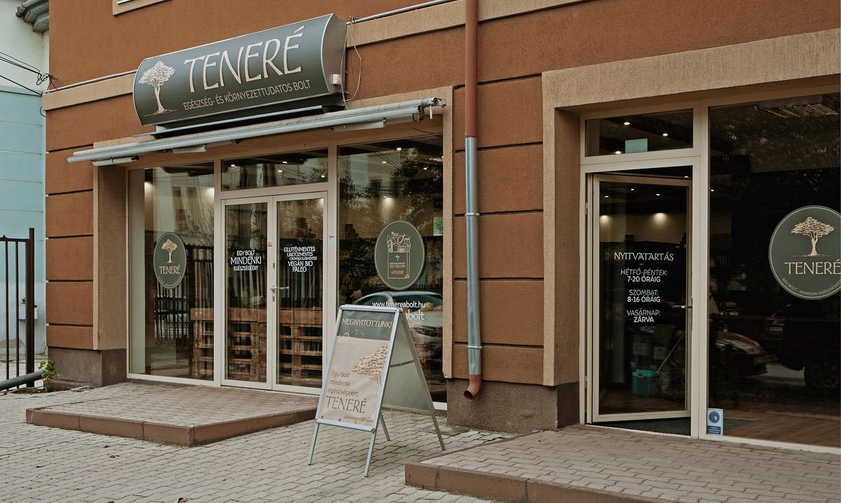 Megnyitott a Teneré, ami nemcsak csomagolás-, hanem glutén-laktózmentes és vegán-paleo bolt is egyszerre