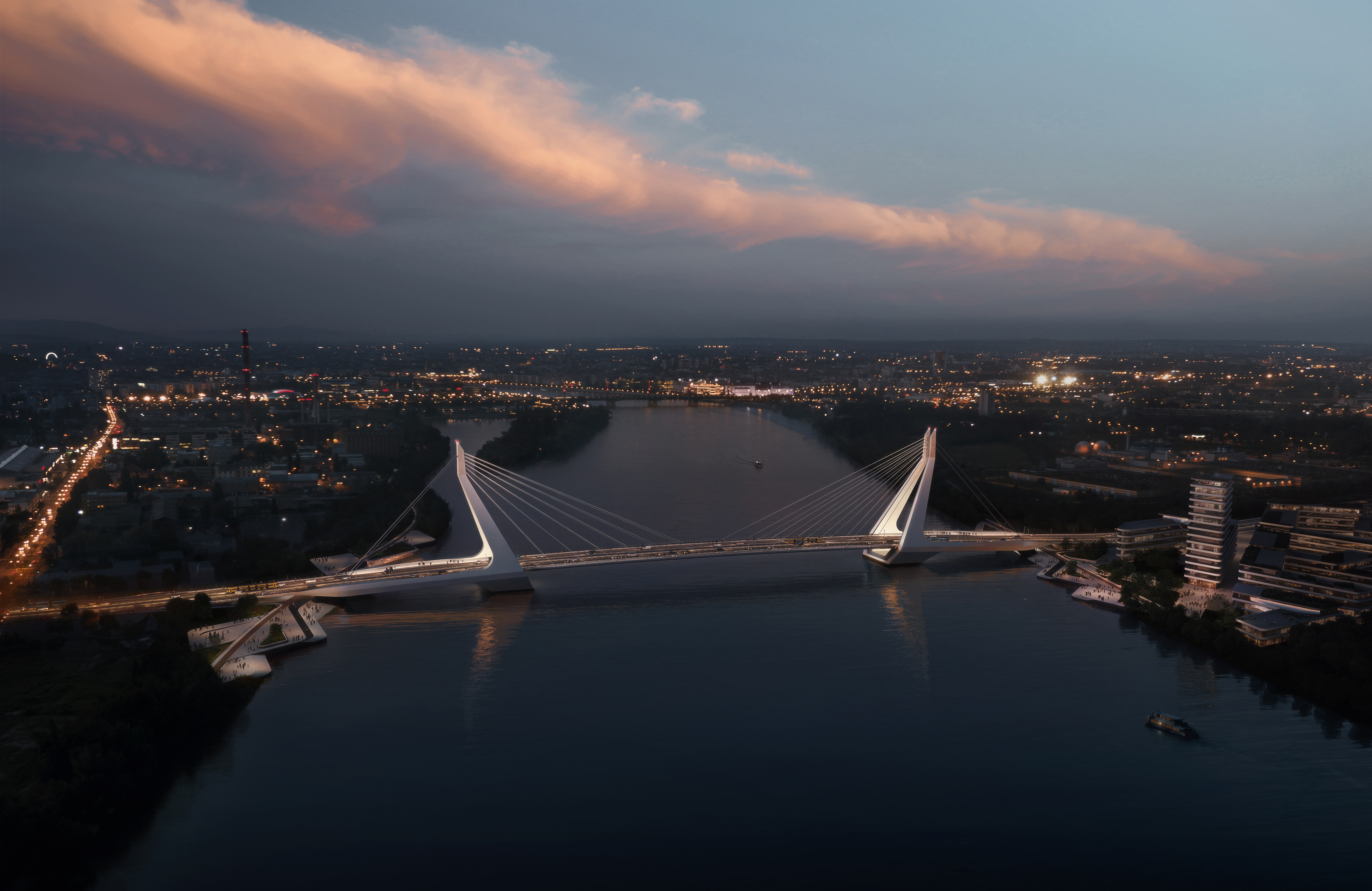 Az új Duna-hídon is áthaladó villamospálya kötheti össze Budát és Csepelt