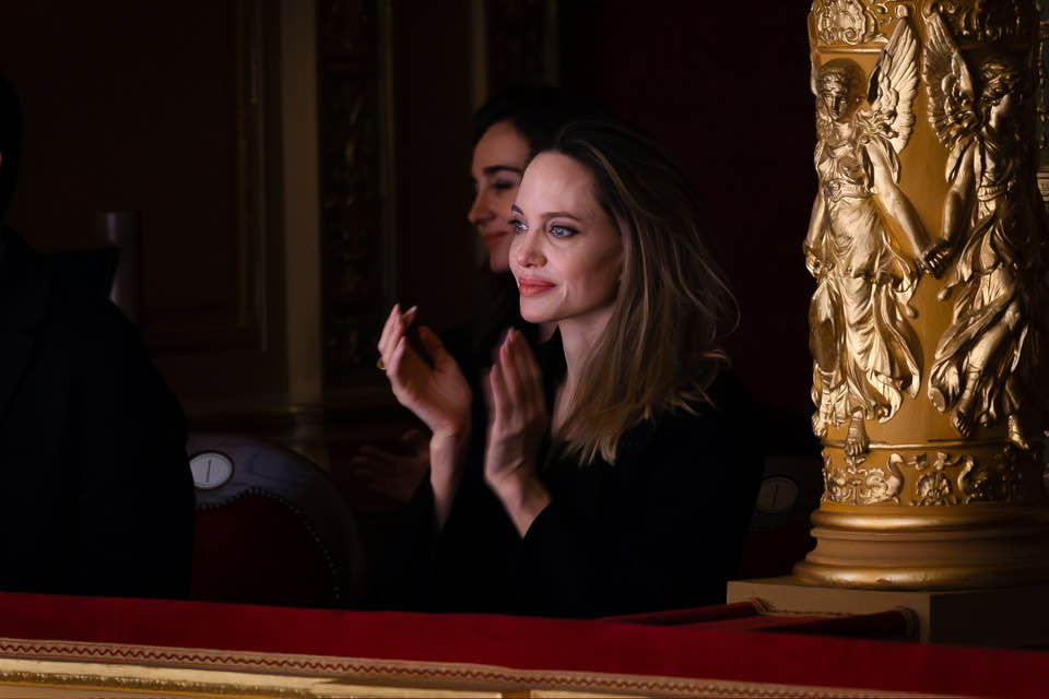 Angelina Jolie a budapesti Operaházban járt