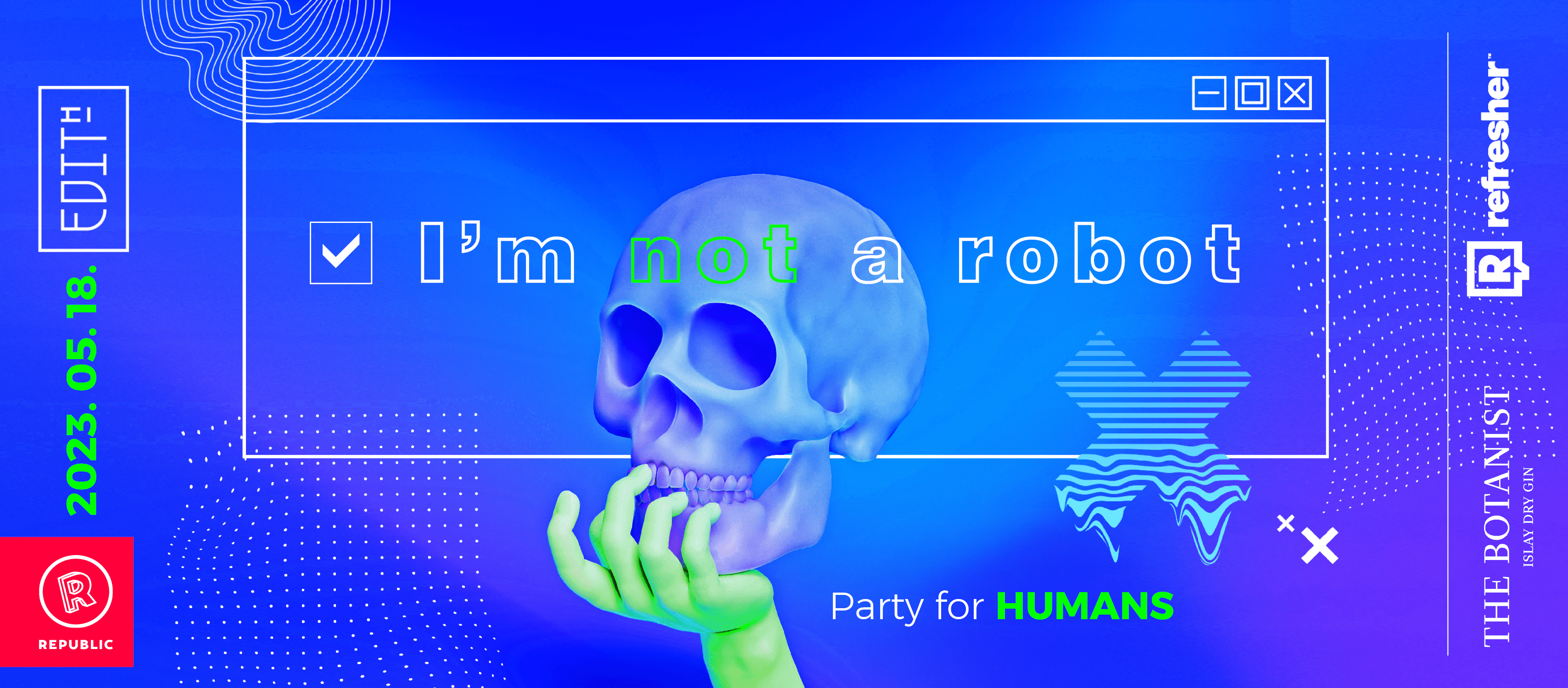 I'M NOT A ROBOT
