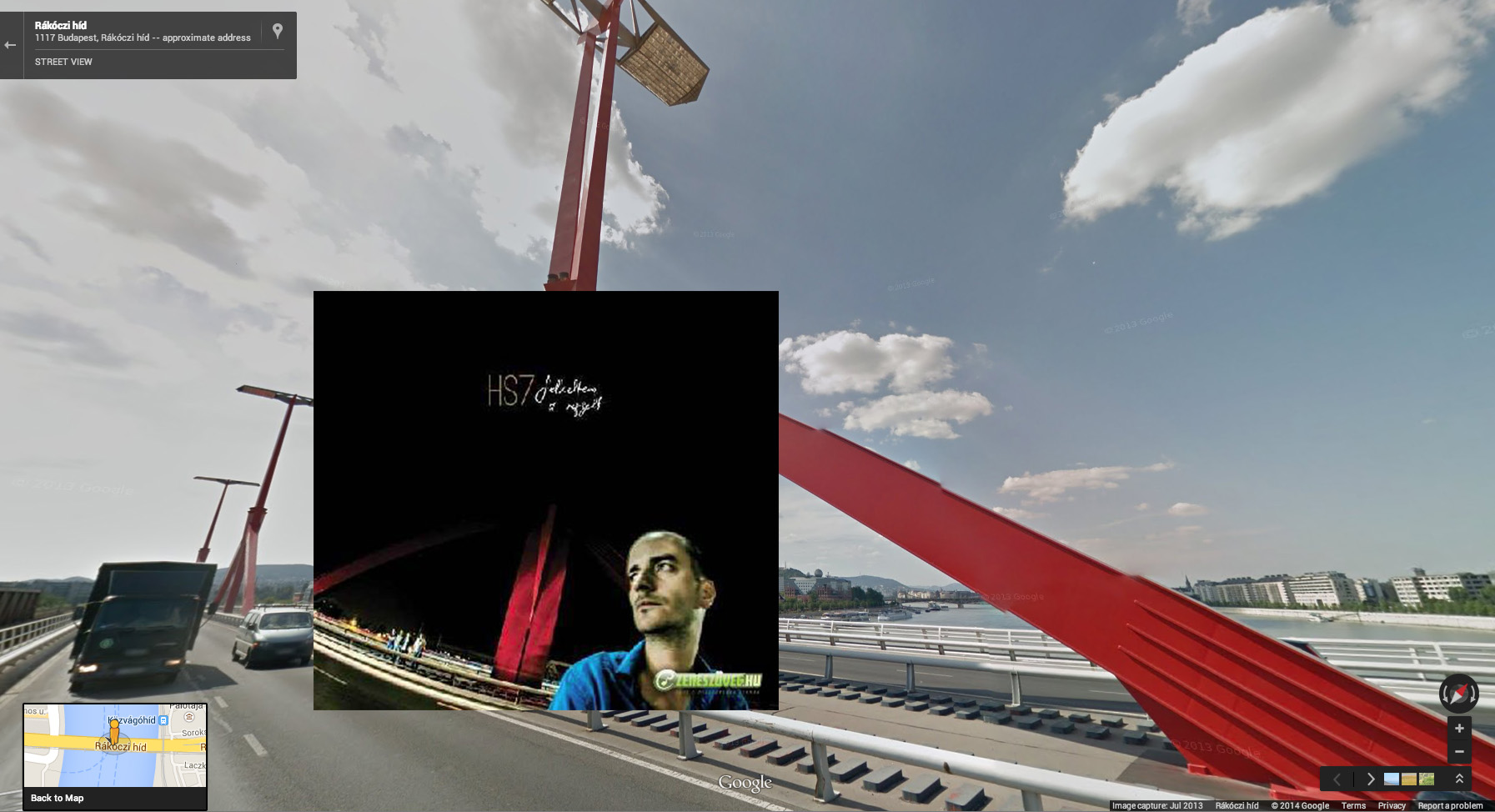 Magyar lemezborítók a Google Street View-ban