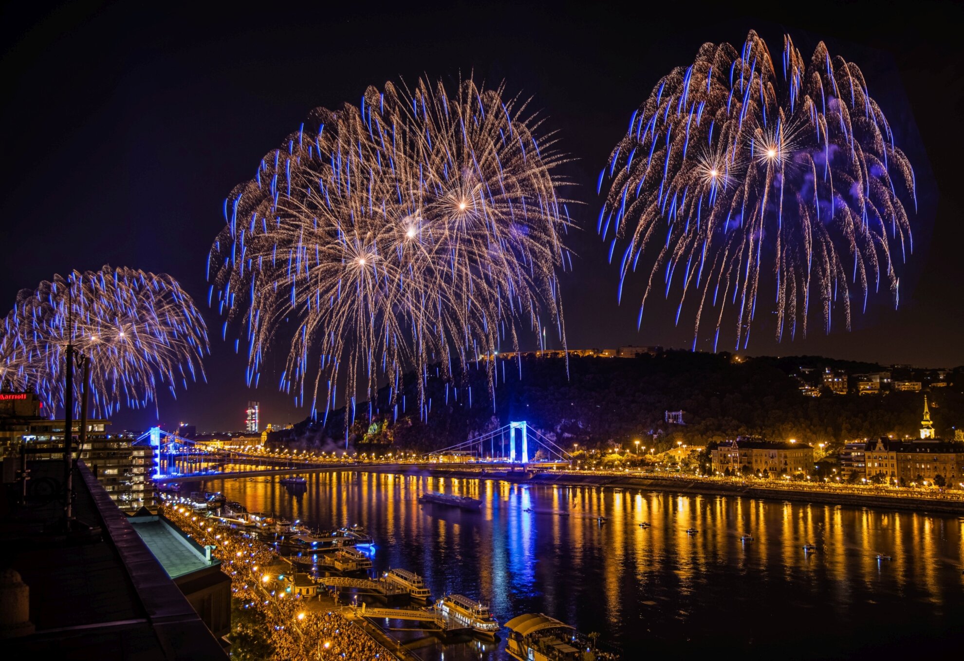 Fireworks on St Stephen's Day – InterContinental Budapest